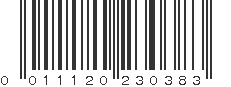 UPC 011120230383