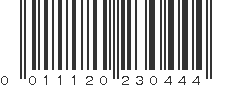 UPC 011120230444