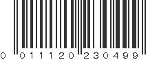 UPC 011120230499