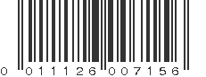 UPC 011126007156