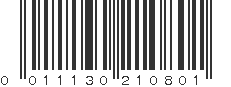 UPC 011130210801