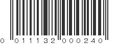 UPC 011132000240