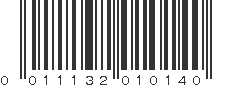 UPC 011132010140