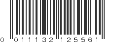 UPC 011132125561