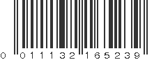 UPC 011132165239