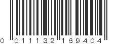 UPC 011132169404