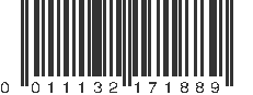 UPC 011132171889