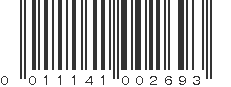 UPC 011141002693