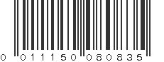 UPC 011150080835