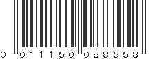 UPC 011150088558