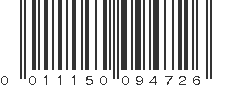 UPC 011150094726