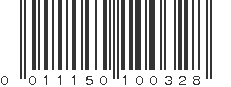 UPC 011150100328