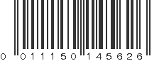 UPC 011150145626