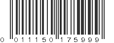 UPC 011150175999