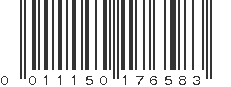 UPC 011150176583