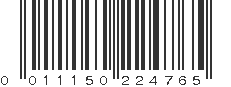 UPC 011150224765