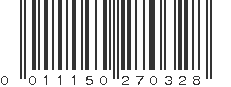 UPC 011150270328