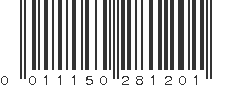 UPC 011150281201