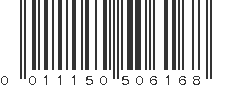 UPC 011150506168