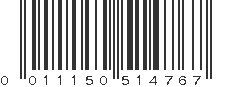 UPC 011150514767