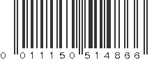 UPC 011150514866