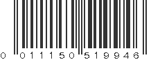 UPC 011150519946