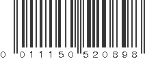 UPC 011150520898