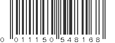 UPC 011150548168