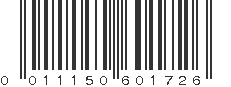 UPC 011150601726