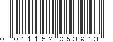 UPC 011152053943