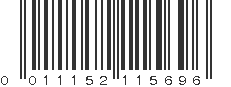 UPC 011152115696