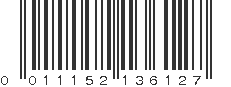 UPC 011152136127