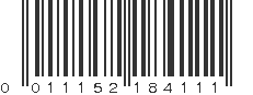 UPC 011152184111