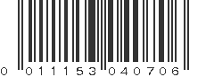 UPC 011153040706