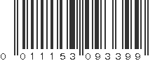 UPC 011153093399