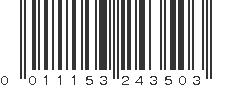 UPC 011153243503