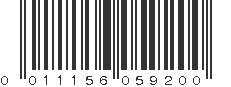 UPC 011156059200