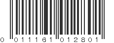 UPC 011161012801