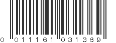 UPC 011161031369