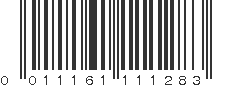 UPC 011161111283