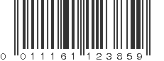 UPC 011161123859