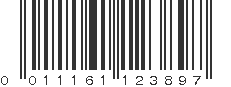 UPC 011161123897