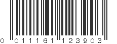 UPC 011161123903