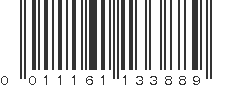 UPC 011161133889