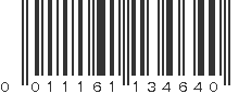 UPC 011161134640