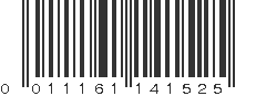 UPC 011161141525