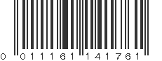 UPC 011161141761