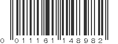 UPC 011161148982