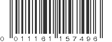 UPC 011161157496