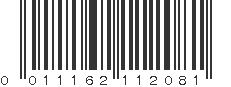 UPC 011162112081